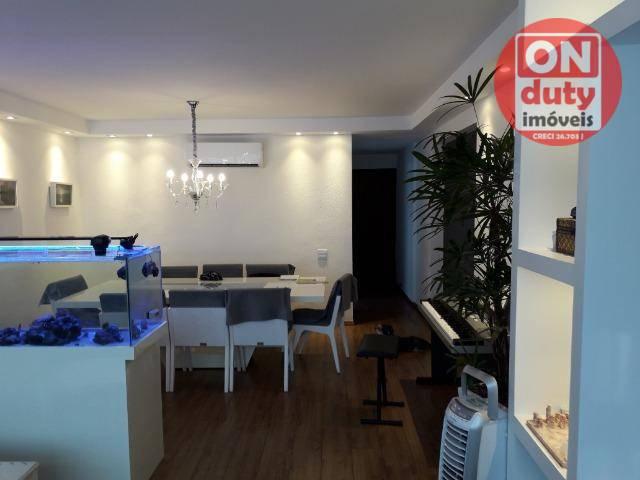 Apartamento com 3 dormitórios à venda, 120 m² por R$ 630.000 - Aparecida - Santos/SP