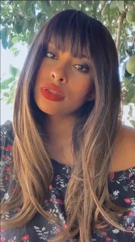 Wig com franja - 65cm /PROMOÇÃO  - Foto 5