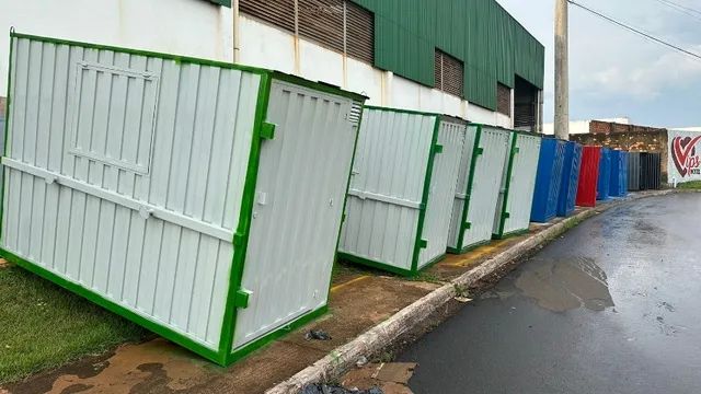 Caçambas para poli caçamba estacionária, Container Almoxarifado e escritorio - Foto 6