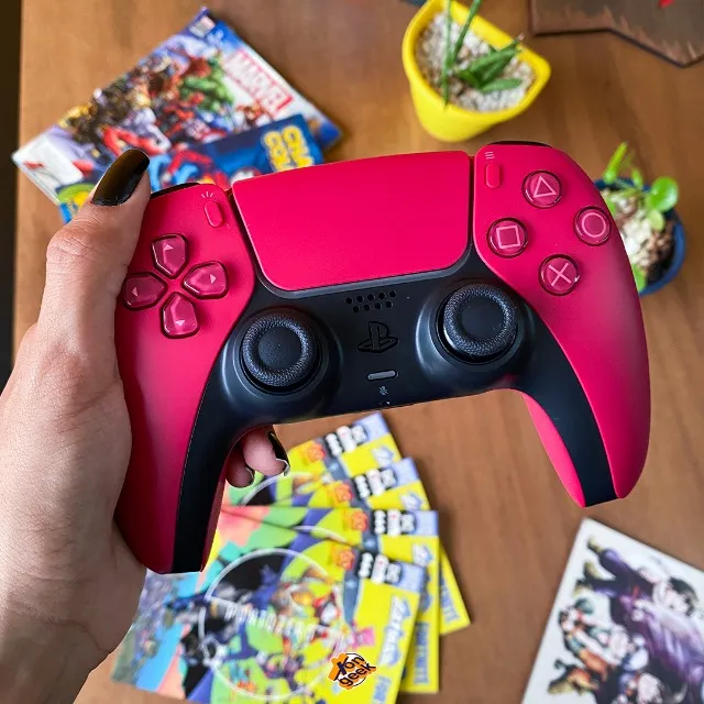 Controle PS5 sem Fio DualSense Sony Nova Pink - Adoro Promoção