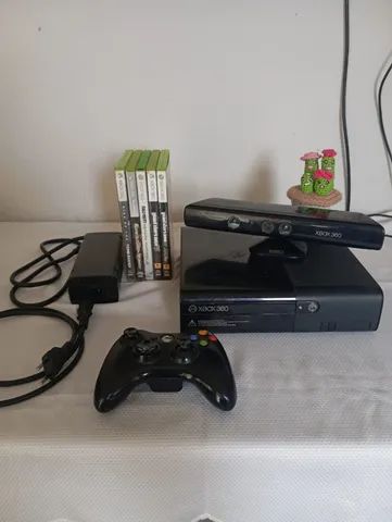 Xbox 360 + Kinect + Jogos  Console de Videogame Xbox Usado