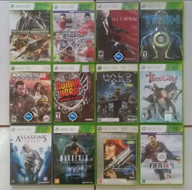 Jogos Xbox 360 Originais Mídia Física - Videogames - Santa Rosa