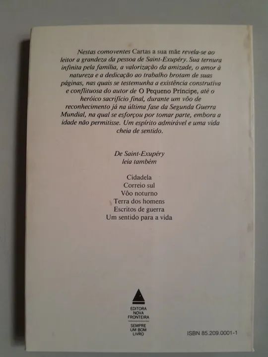 Cartas a Sua Mãe -Antoine de Saint-Exupériy - Foto 2