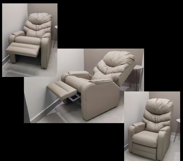 Poltrona reclinavel premium plus bege (nova e direto da fabrica)