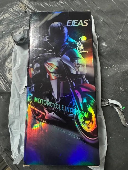 Intercomunicador (O PAR) EJEAS V6 PRO+, se comunica c/6 rádios, para moto, novo! - Foto 3