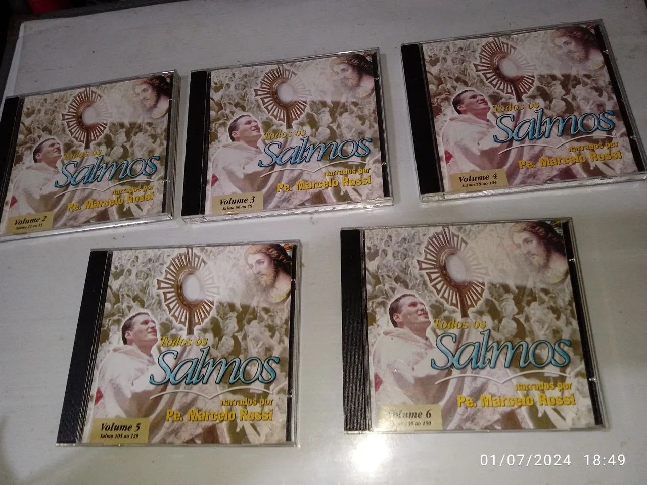 Salmos com padre Marcelo Rossi vol. 2,3,4,5,6