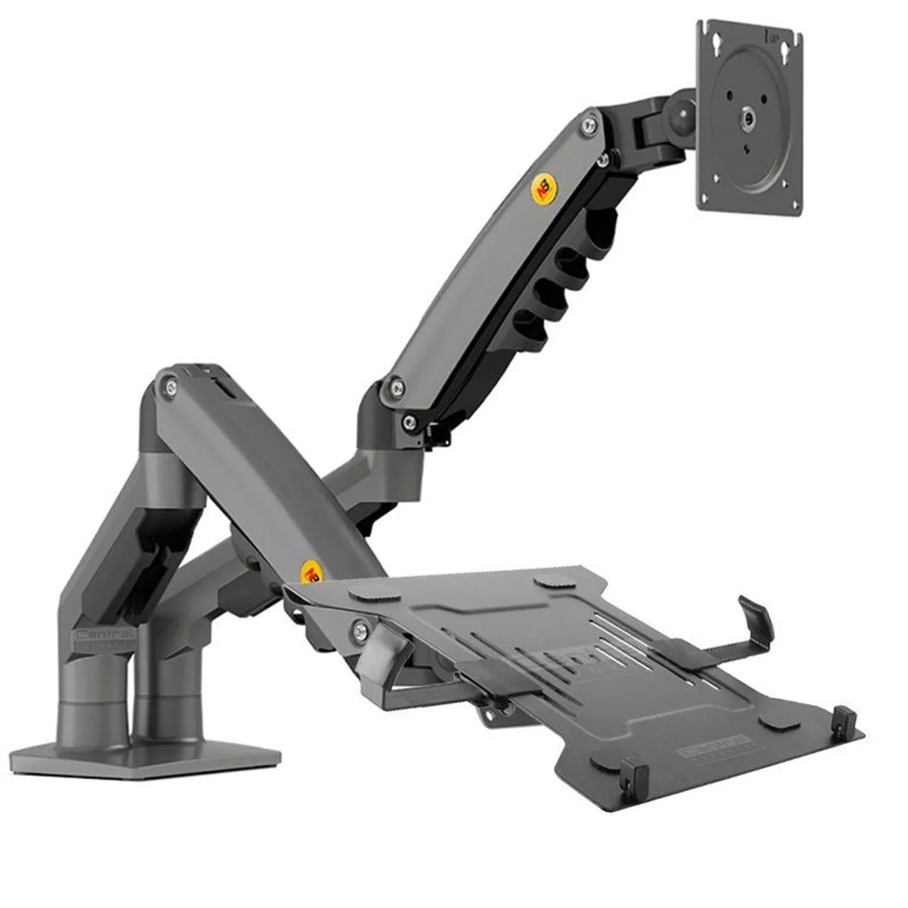 Kit Suporte Articulado Monitor e<br>Notebook Pistão F160 NB + Bandeja<br>Apoio NBH-2 - Foto 5