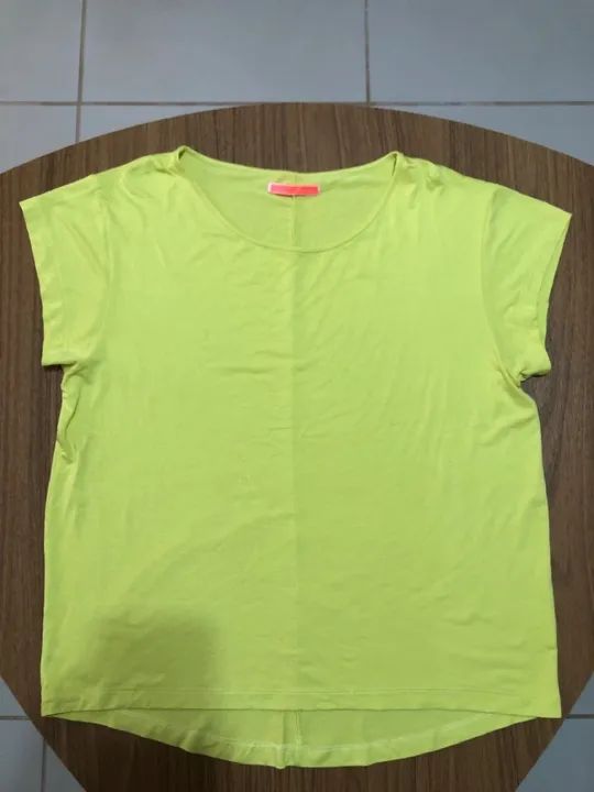 Blusa Colcci amarelo neon