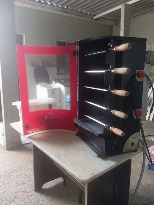 Churrasqueira progas giratória a gás  - Foto 2