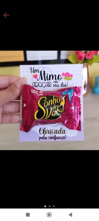 Faço mimos para qualquer ocasião, a partir de 2,00.