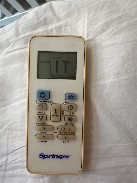 Controle remoto de Ar condicionado Springer / Carrier