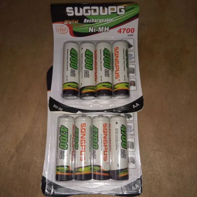 PILHAS RECARREGÁVEL   AA 4.700mAh - Foto 2