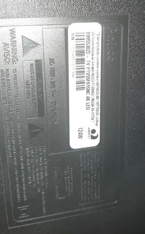 TV PHILCO 55" tela quebrada por queda - Foto 5