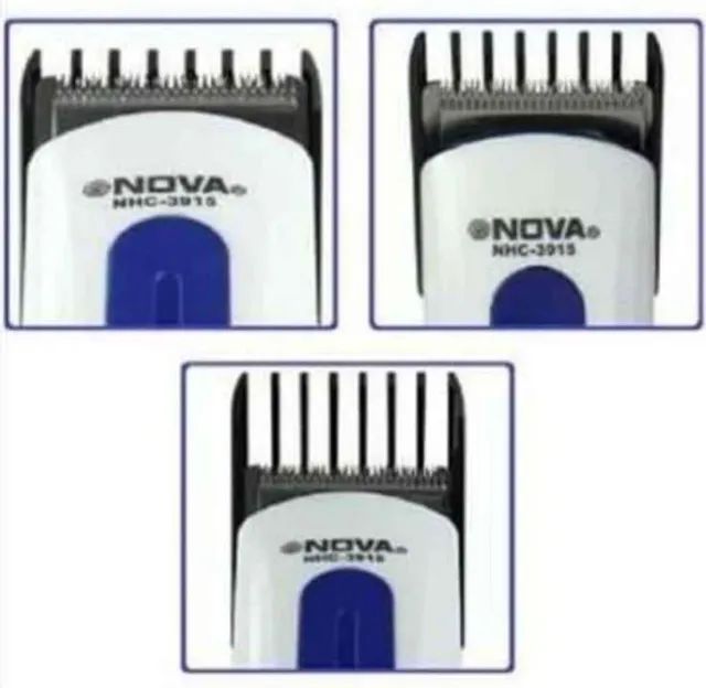 Máquininha Recarregável de Corte e Barbeador Nova 3915 Portátil para todas as ocasiões - Foto 2
