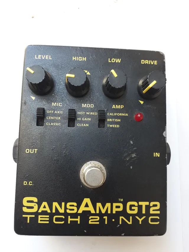Pedal SanAmp GT2, Tech 21 NYC 