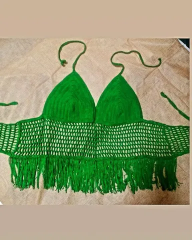 Croped de crochê