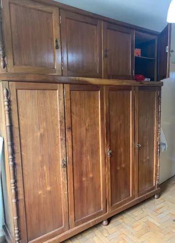 Guarda Roupa Madeira Maçica 4 portas