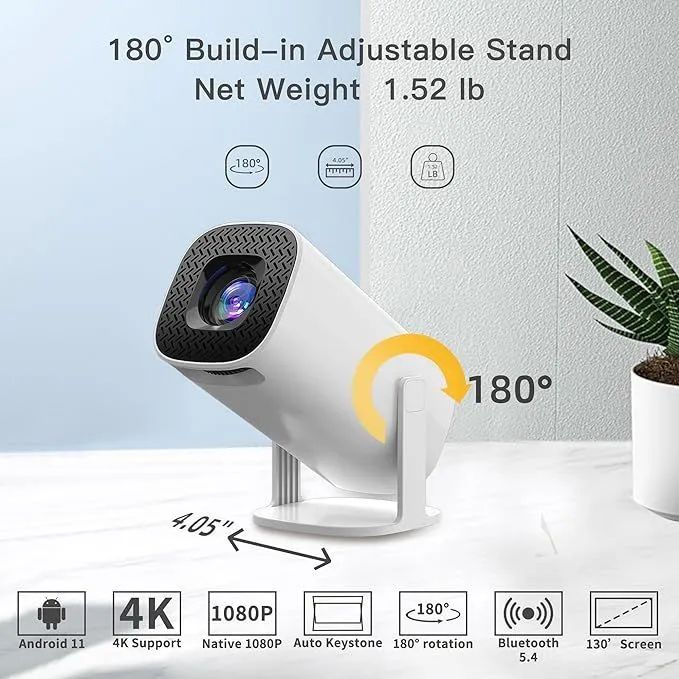 Mini projetor P30 (Melhor que o HY300) - Foto 6