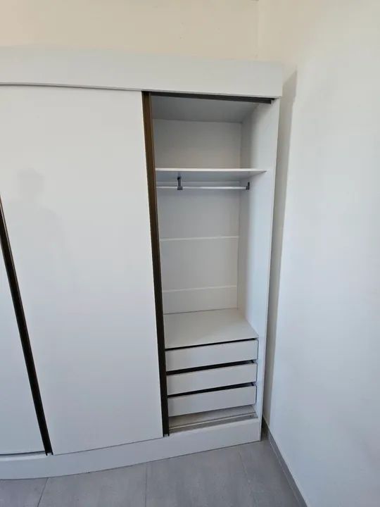 Guarda-Roupas de 3 Portas Branco - Foto 5