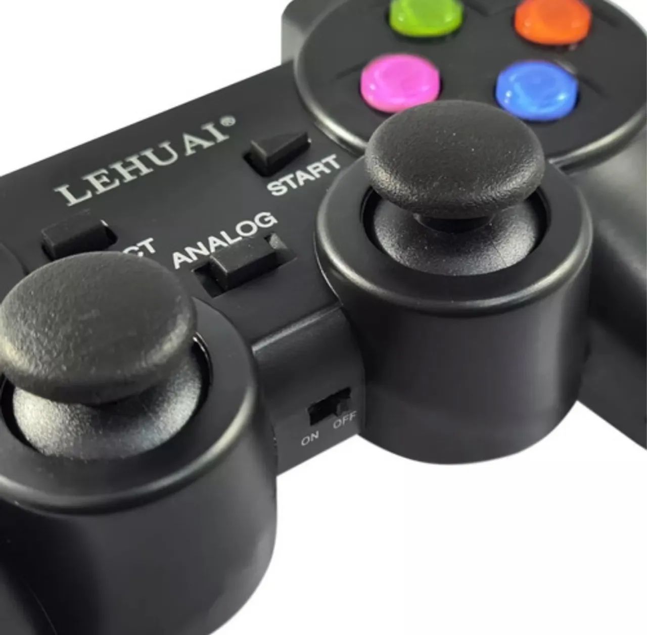 ?Promoção Joystick compatível para PS3PS2PC Bt Dimm Color Black - Foto 4