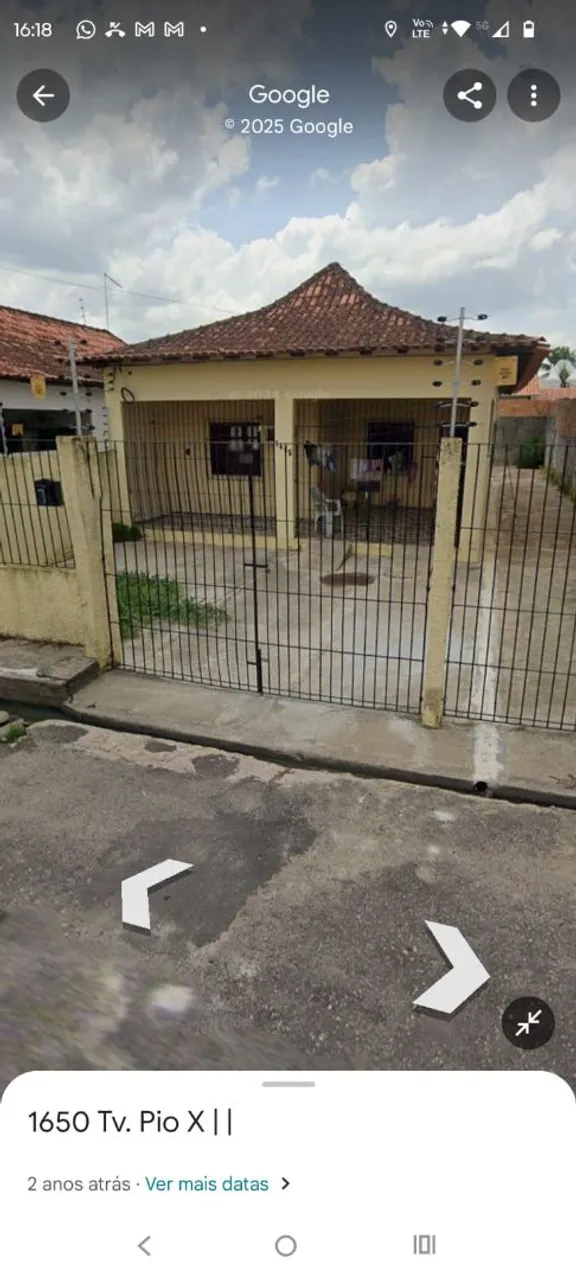 Alugo casa 3 quartos com garagem 1300