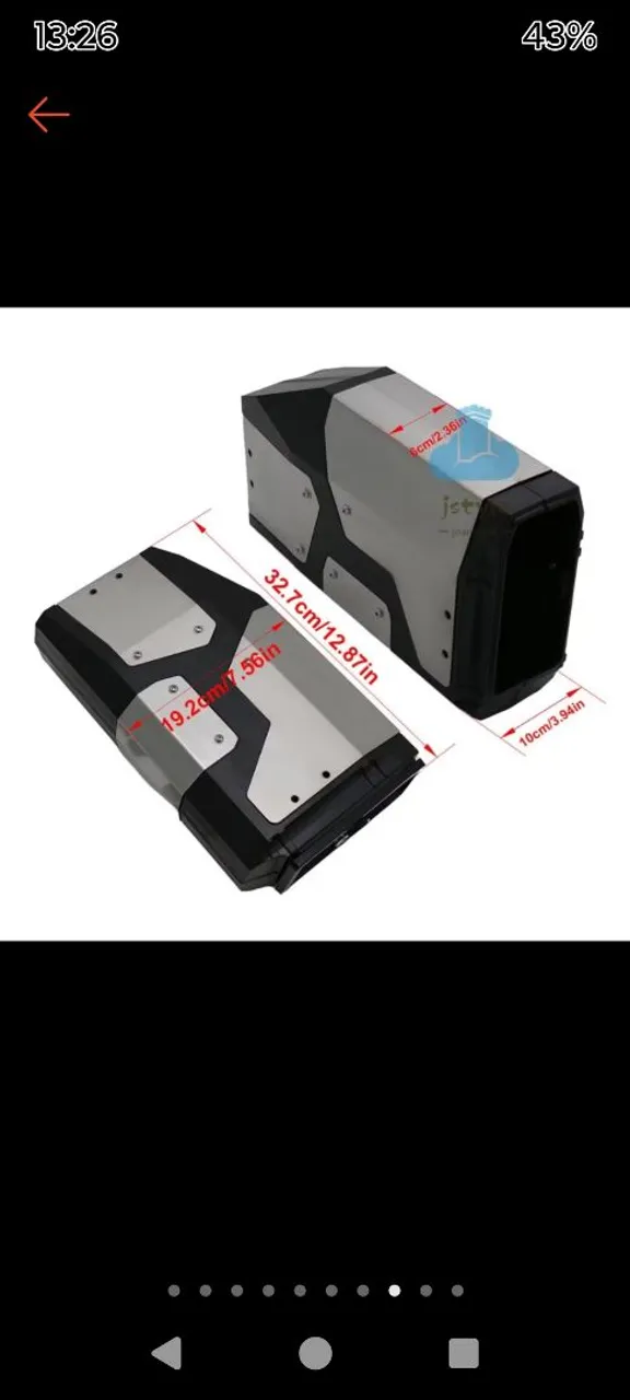 Caixa de ferramentas bmw gs 1200/1250 Resistente e Versátil