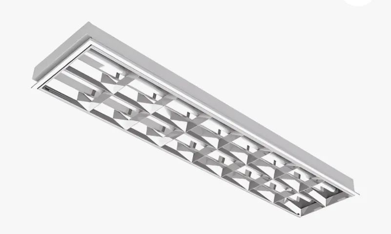 Commercial trough luminaire without ballast