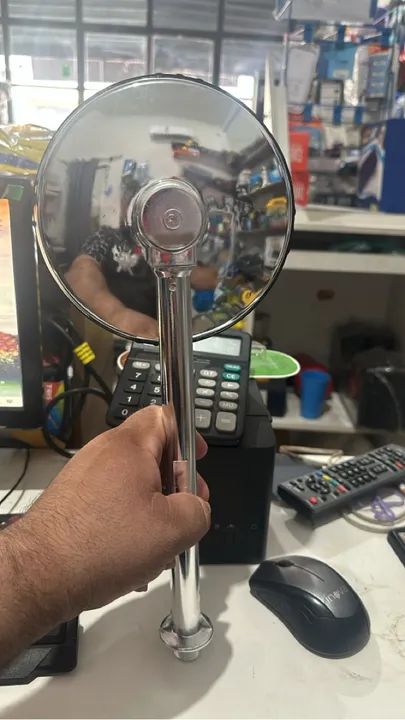 Chuveiro redondo cromado  grande  64640214688897122