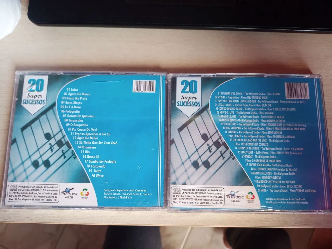 4 CDs Musicais - Bossa Nova, Cinema, Jovem Guarda e Internacionais - Foto 2