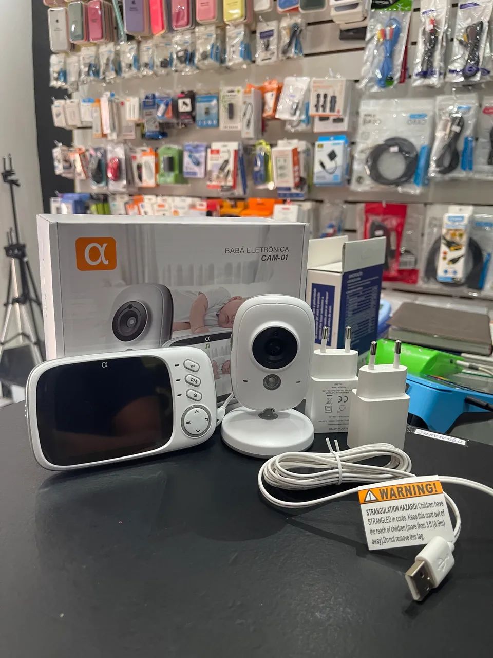 Monitor de Bebê - Câmera e Tela - Alpha CAM-01 - Foto 3