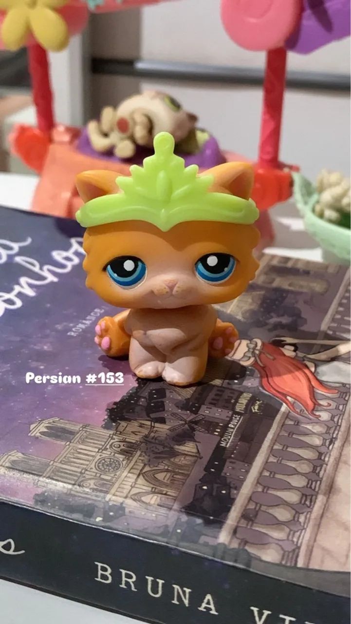 Colecionável de Gato Persa Littlest Pet Shop 