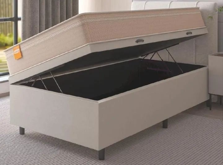 Solteiro box baú + colchão  - Foto 2