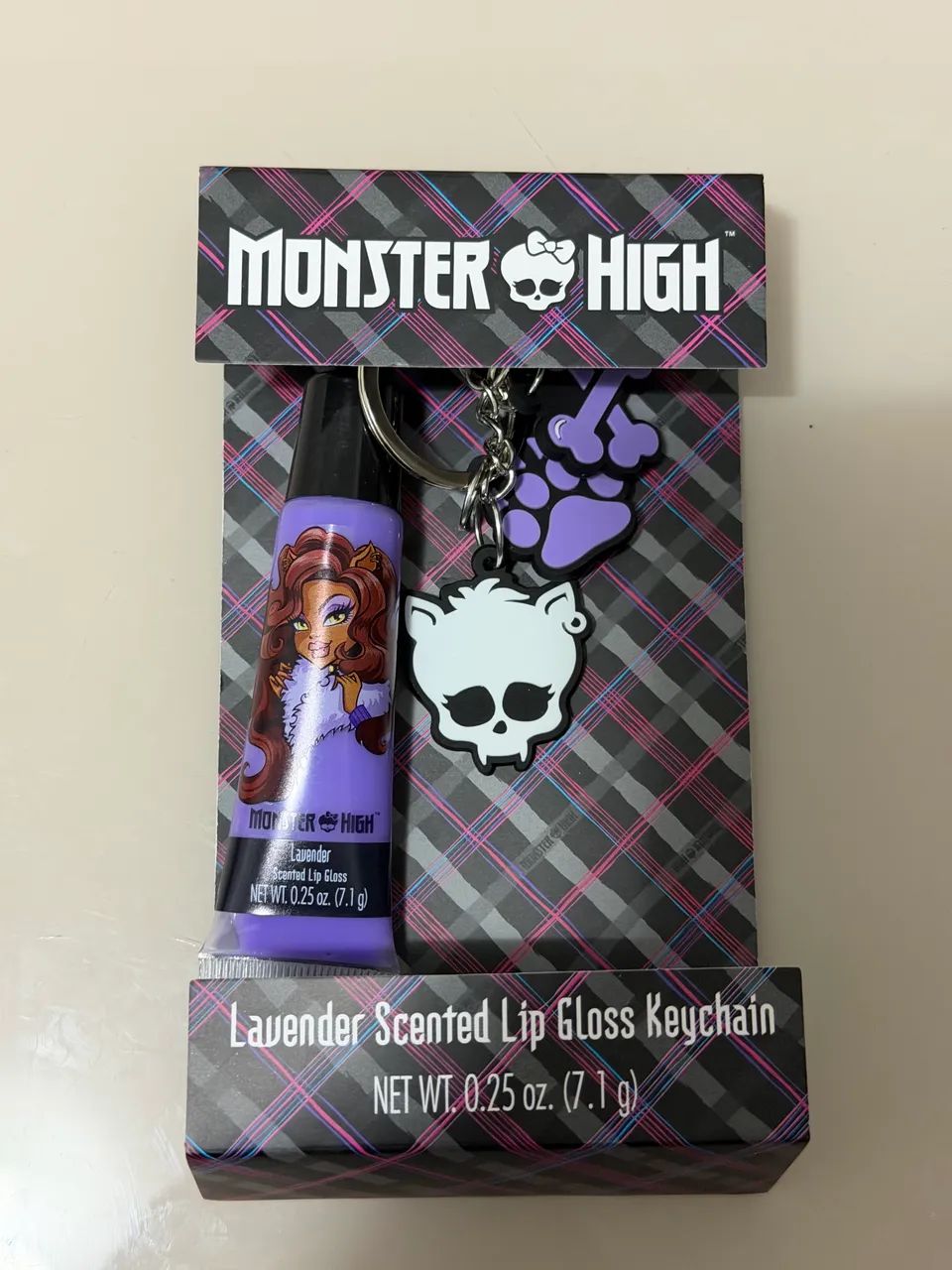 LipGloss Hot Topic Lavender Monster High Clawdeen