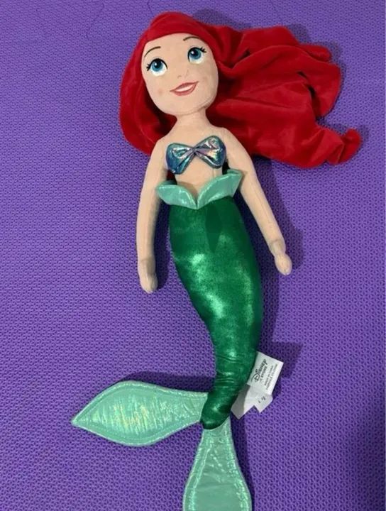 A pequena sereia Ariel da Disney de pano - Foto 2