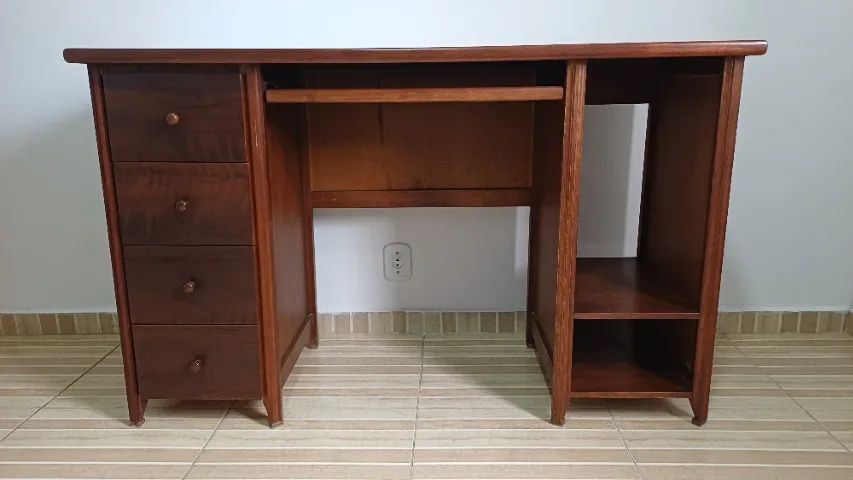 Mesa para computador Embuia (Muito Conservada) - Foto 2