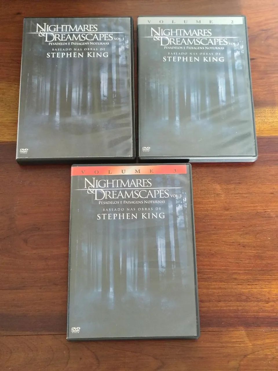 Coleção DVDs Stephen King: Nightmares & Dreamscapes Vol. 1 ao 3