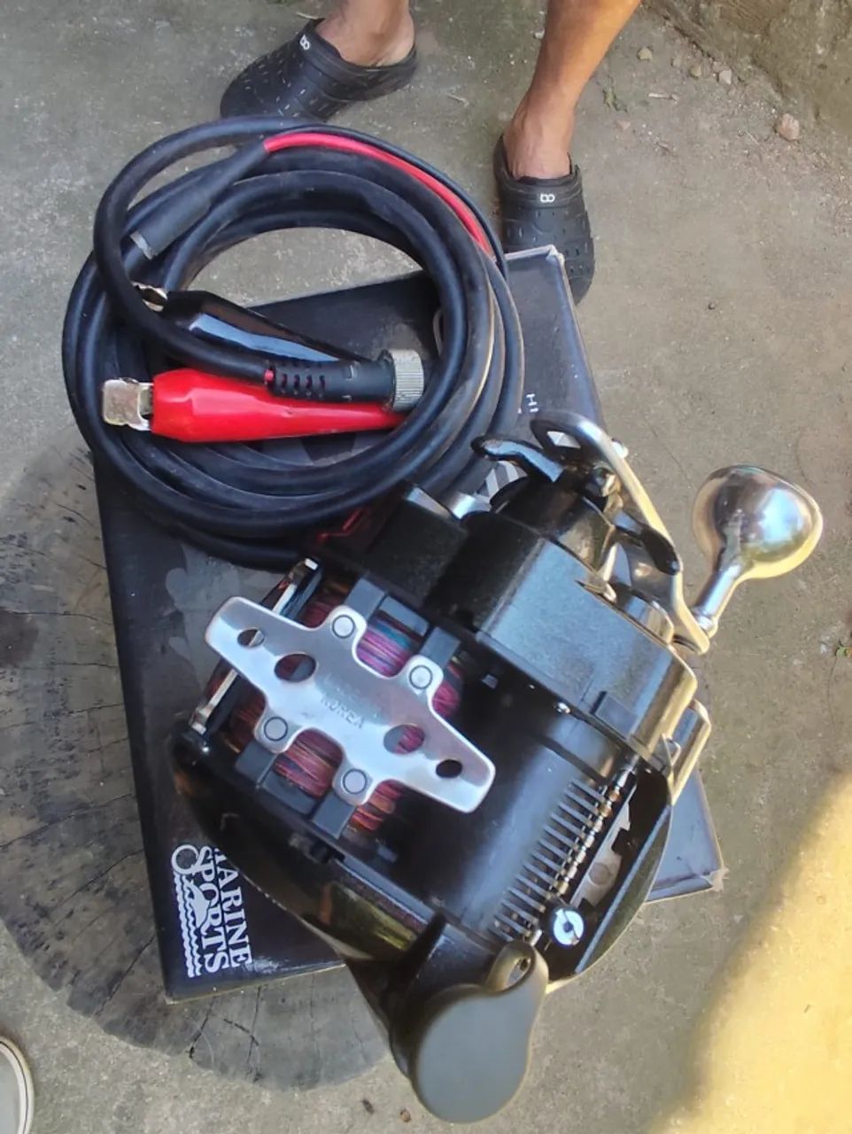 Carretilha de Pesca Elétrica Marine 500s - Foto 3