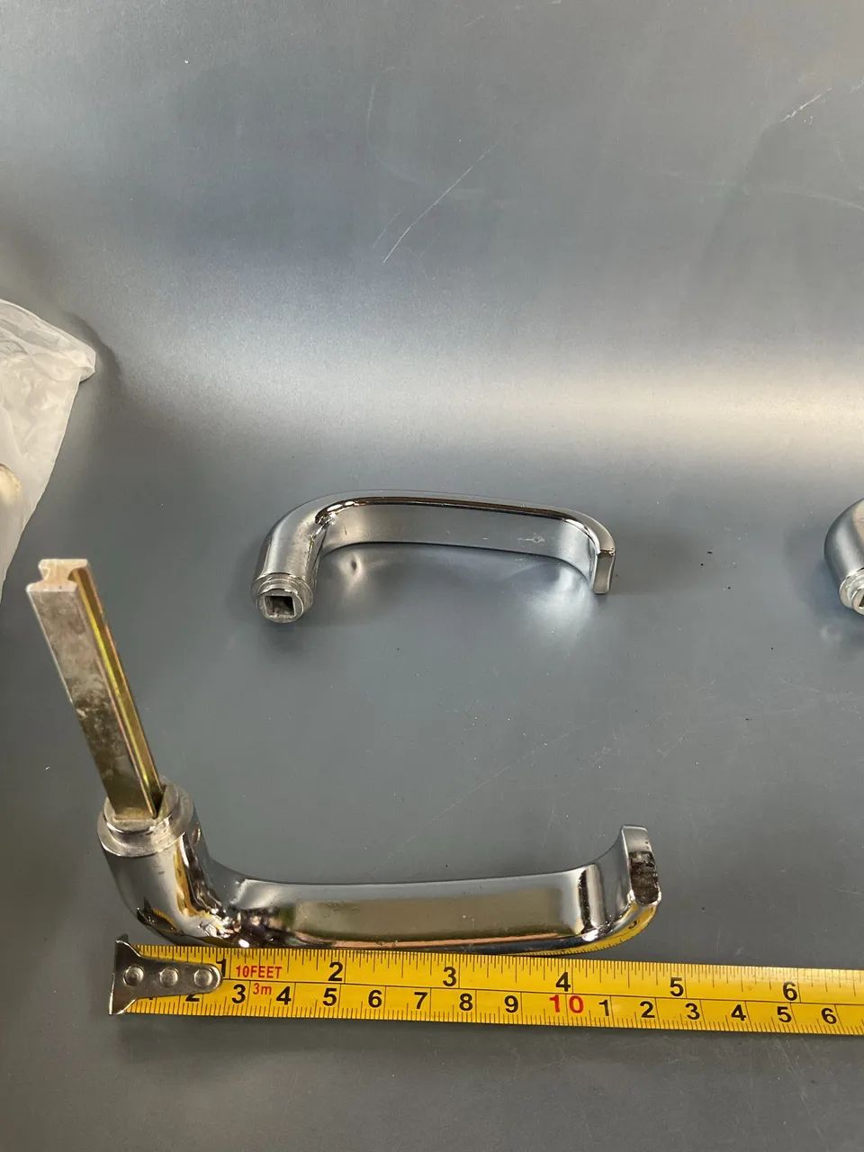 Chrome Door Handle Set, Mirror Plates, Lock Trim Plates64750513527042121