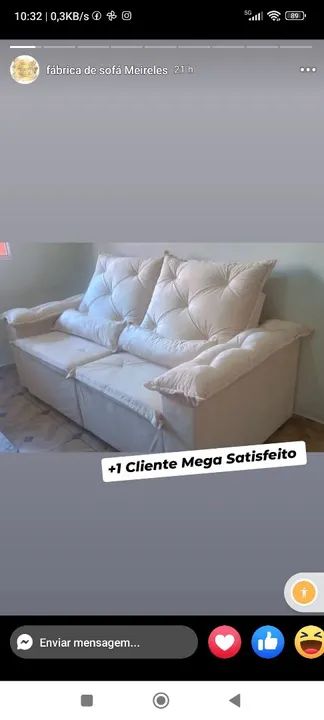 Sofá Retrátil e Reclinável 2mts - Foto 3
