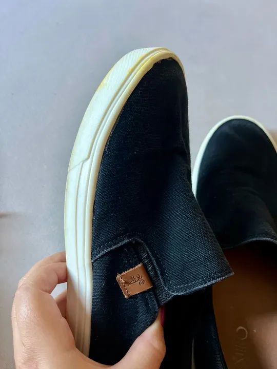 Tênis Slip On Preto - 39 - Foto 4