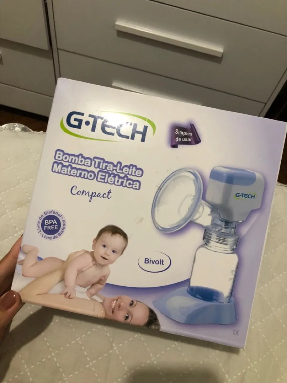 Bomba de Leite Materna Elétrica G-Tech Compact - Foto 3