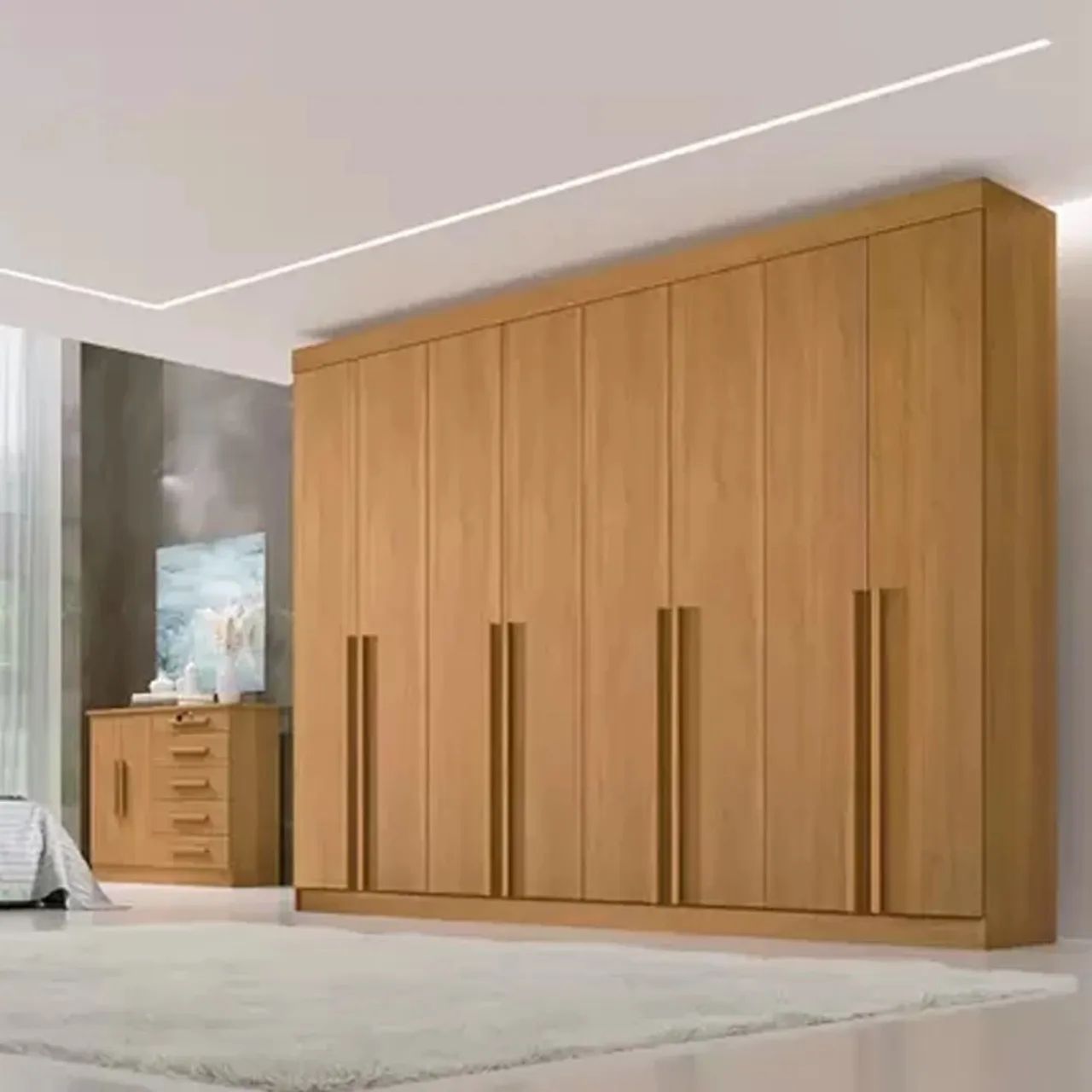 Guarda roupa casal dar 100% MDF rf672m