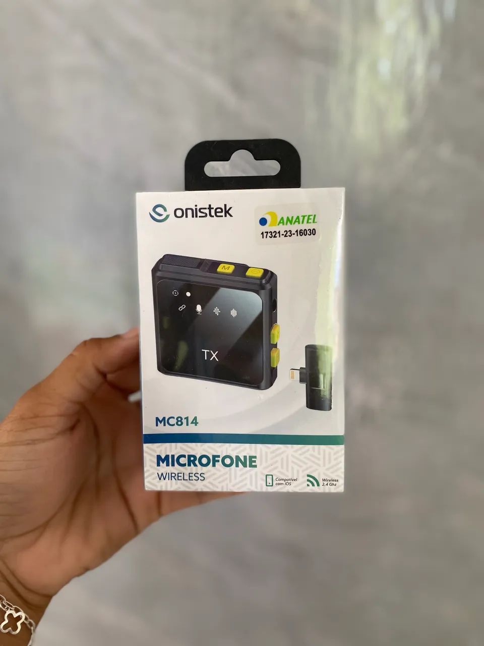 Microfone para gravação profissional onistek - ENTREGA A DOMICÍLIO 