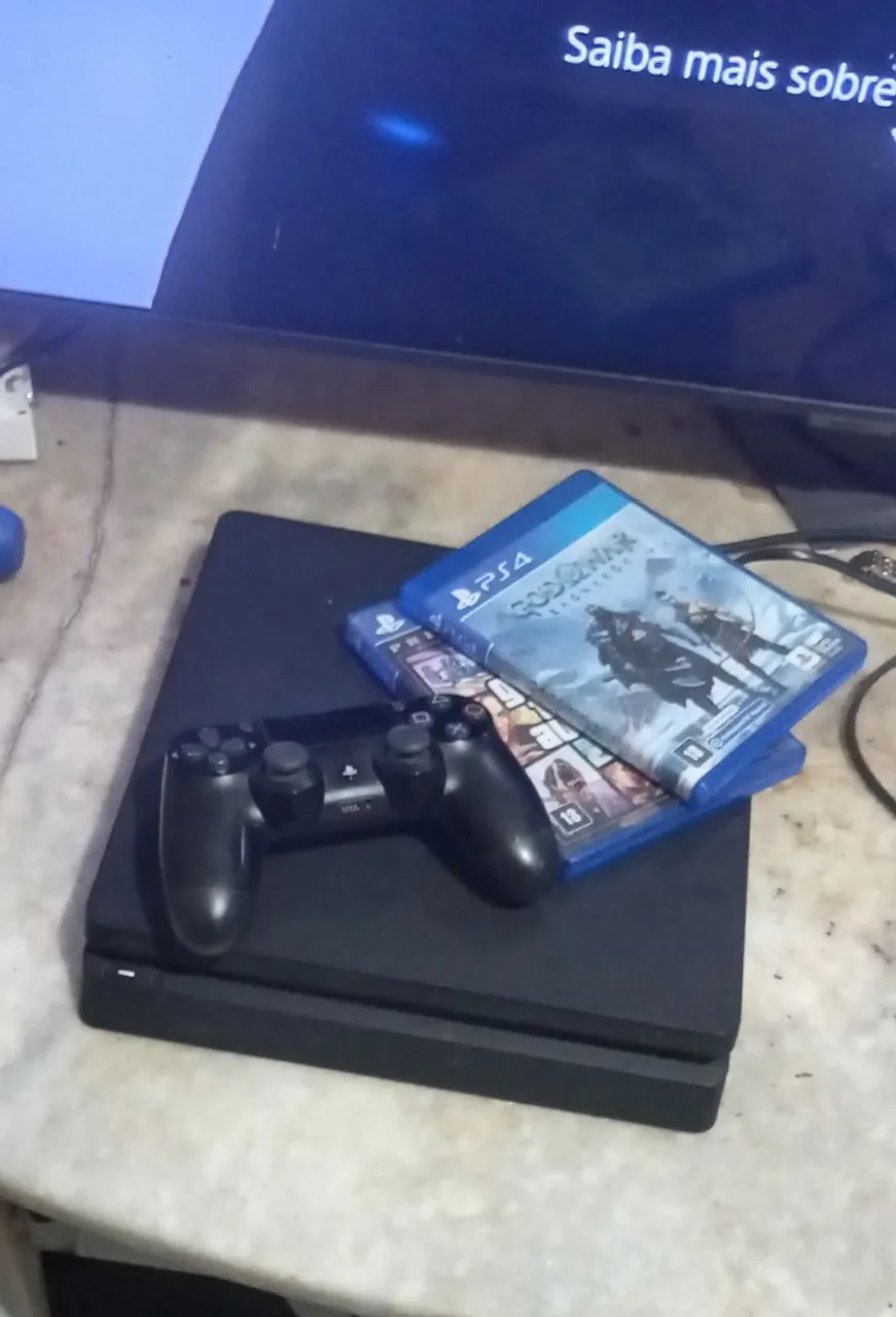 PlayStation 4 + Jogos e Controle