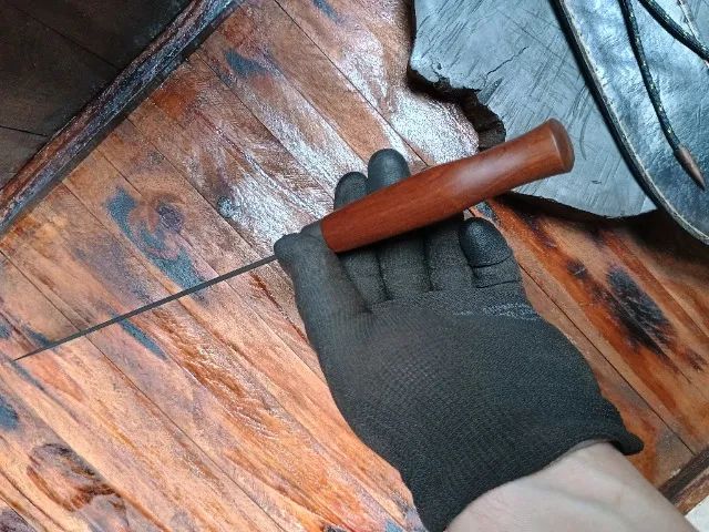 Facão Artesanal 12 Polegadas Aço Carbono 1070 3mm - Foto 4