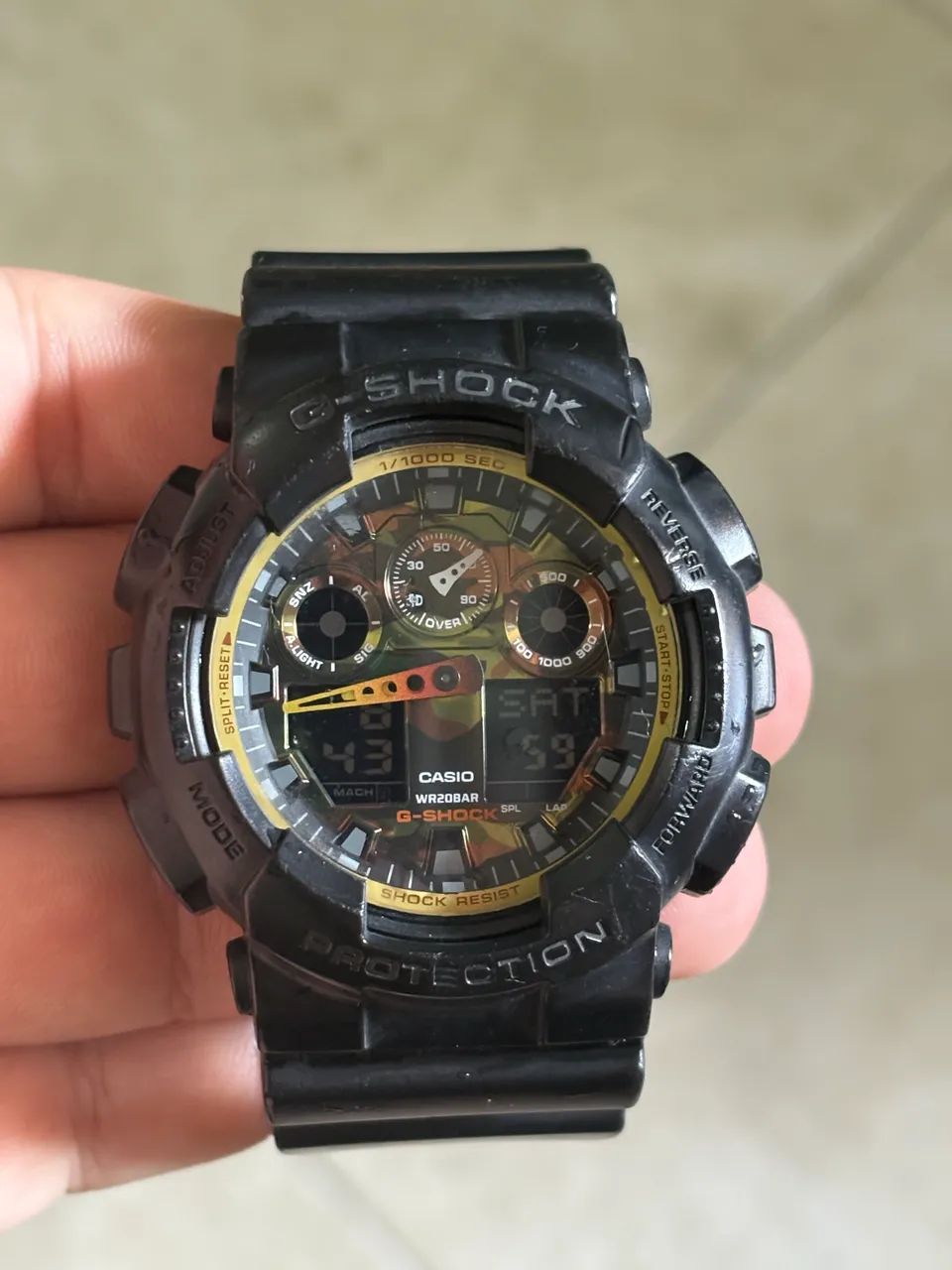 Relógio Casio G-Shock GA-100BY-1ADR - Black & Yellow - Foto 3