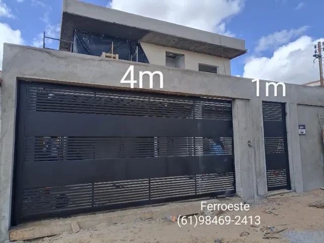Serralheria - Portão 4.10x2.30 + 1mx2.30 - Foto 2