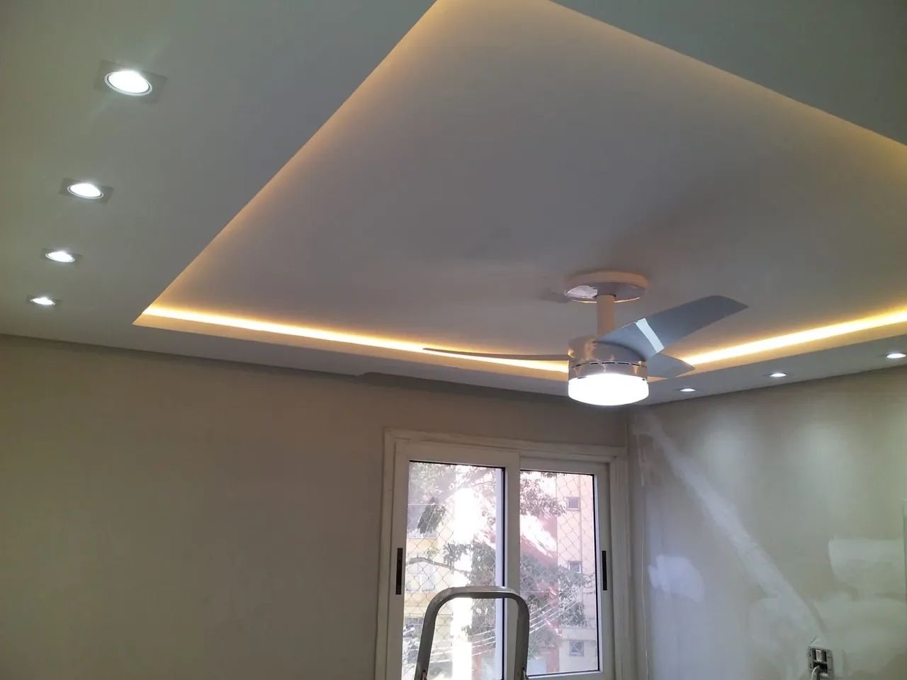 Iluminação sanca ventilador spots - Foto 4