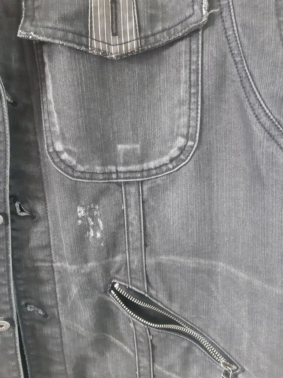 JAQUETA JEANS PRETA - Foto 2