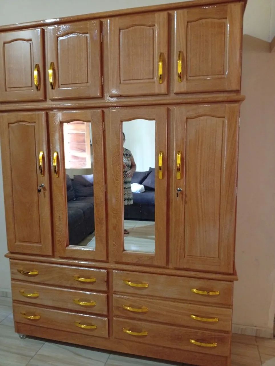 Guarda roupa casal 4 portas  - Foto 5